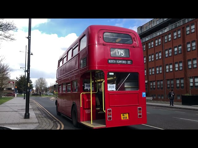 TFL Heritage Bus: North Romford bound Routemaster RM1848 Rt.175 at Western Rd