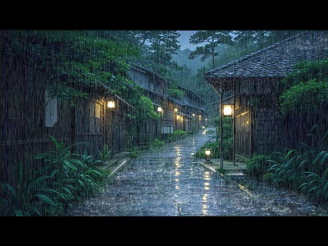 Calming Rain Sounds for fast Sleep | Peaceful Rainfall for Stress & Anxiety Relief