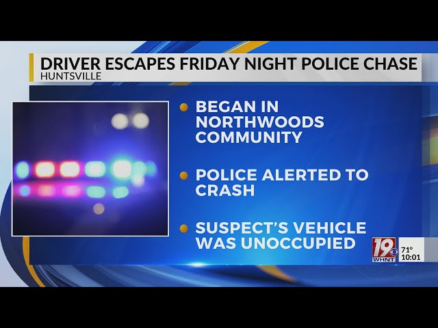 Driver Escapes Friday Night Police Chase | Feb. 8, 2025 | News 19 at 10 p.m. - Weekend