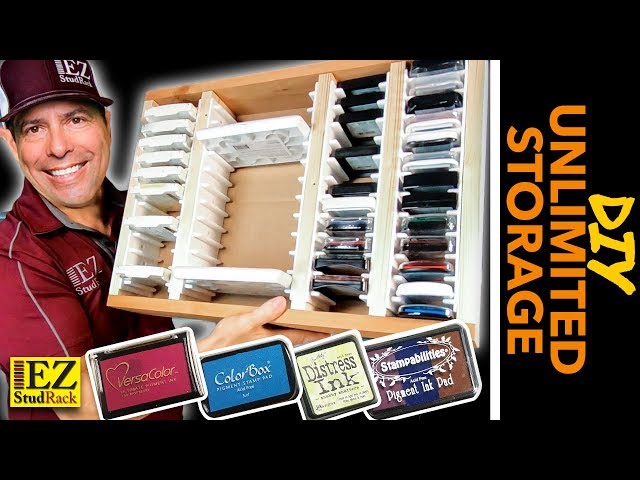 How to build storage for stamp pads| NO MATTER WHAT BRAND YOU HAVE! Easy DIY Unlimited Options!