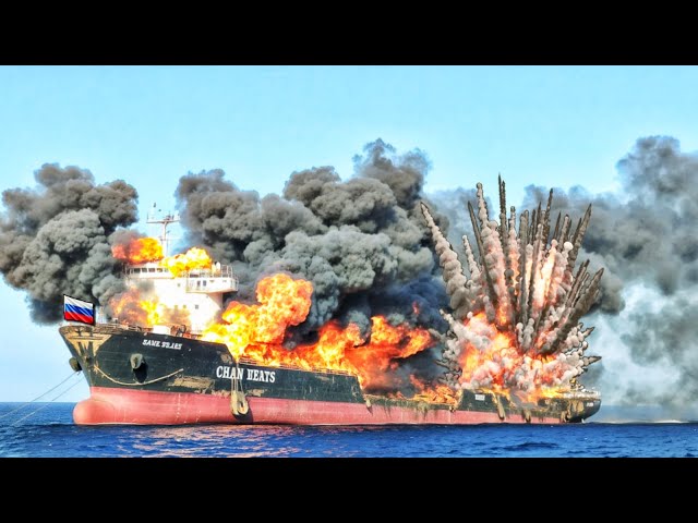 Russian Cargo Ship Carrying Millions of Tons of North Korean Ammunition Destroyed by Elite US Forces