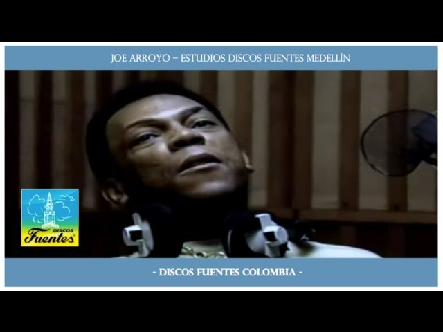 El Joe Arroyo En los estudios de Discos Fuentes Medellin