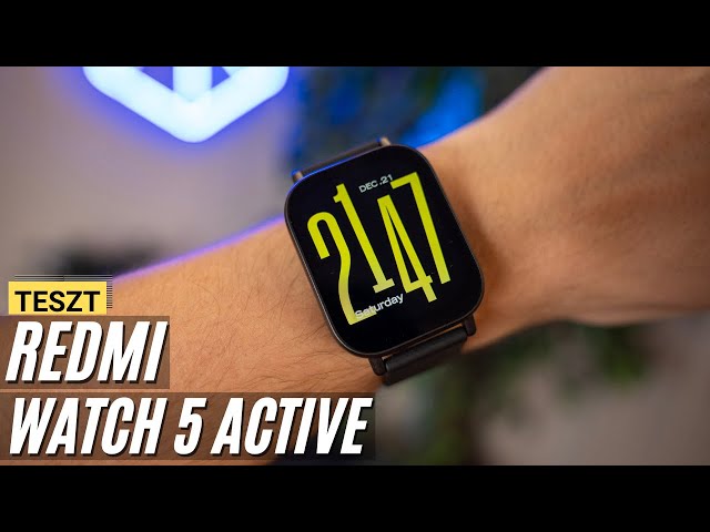 Redmi Watch 5 Active teszt - Okosóra 13 ezerért! 🔥💣