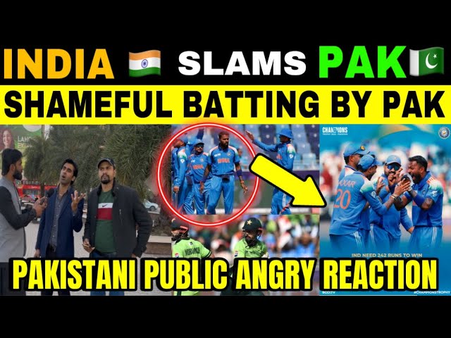 INDIA 🇮🇳 BEAT PAKISTAN | PAKISTANI PUBLIC ANGRY REACTION | VIRAT KOHLI 100* SLAMS PAKISTAN