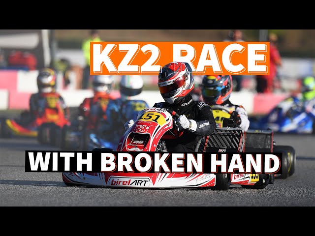 16 LAPS WITH A BROKEN HAND - KZ2 RACE ONBOARD at SOUTH GARDA KARTING (Trofeo delle Industrie 2023)