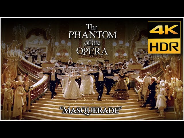 The Phantom Of The Opera (2004)  Masquerade 4K HDR & HQ Sound & English, Korean subtitles