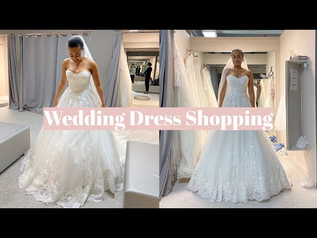 TRYING ON WEDDING DRESSES! Come wedding dress shopping