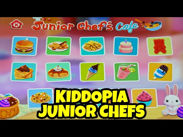 Kiddopia Junior Chef's Cafe: The Best Educational App for Kids on iOS & Android!