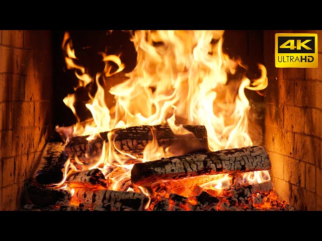 🔥 The Best Burning Fireplace Ambiance with Relaxing Crackles and Glowing Logs for Christmas