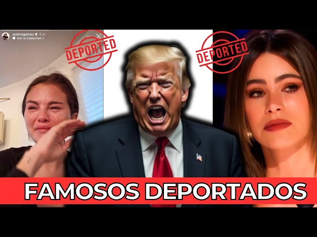 Actores que serán deportados de Estados Unidos con Donald Trump 🇺🇸😱