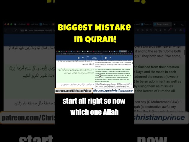 Abu Malek SILENCED On The BIGGEST Mistake In The Quran ❗️#Jesus #Quran #Viral