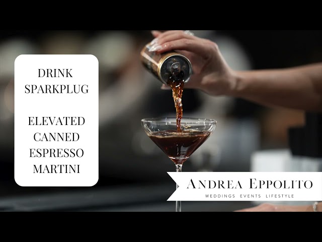 Sparkplus Canned Espresso Martini Drink for Weddings and Events Las Vegas Wedding Planner