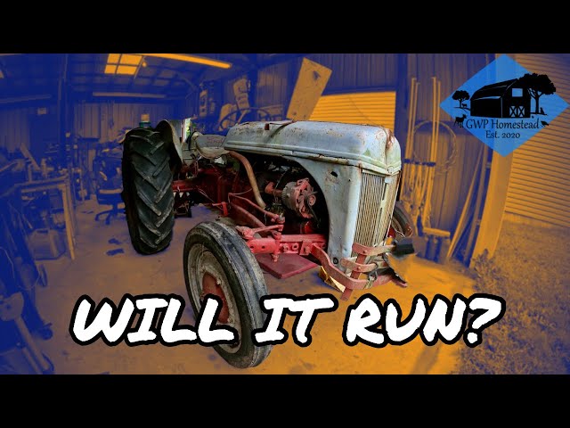 WILL IT RUN? 1945 Ford 2N tractor restoration [Part 1]