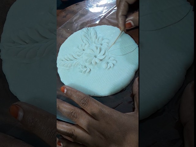 Noksi pitha❤️❤️ নকশী পিঠা #nokshipitha #cake #artcake #viralvideo #cakedesign #art #short