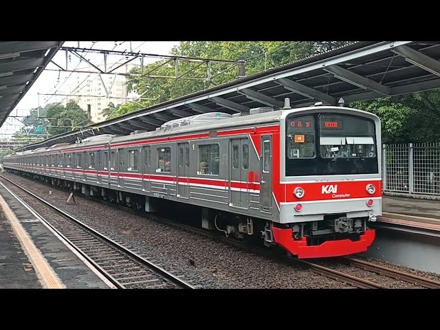 STASIUN CAWANG: Kompilasi Kereta KRL Commuter line JR 205, TM 6000, Nambo