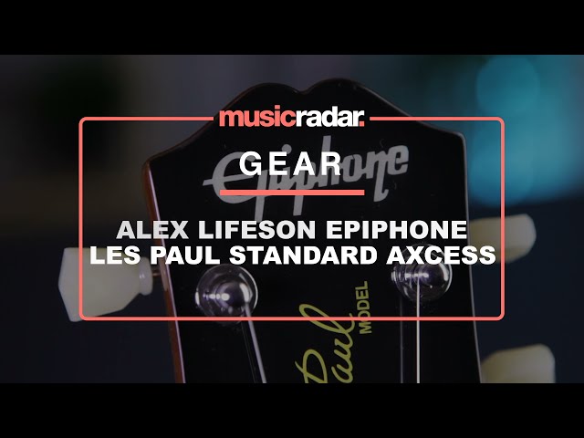 Alex Lifeson Epiphone Les Paul Standard Axcess sound demo