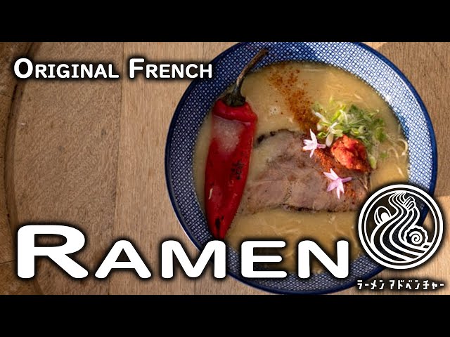 Homemade RAMEN in France - Basque Tonkotsu Ramen