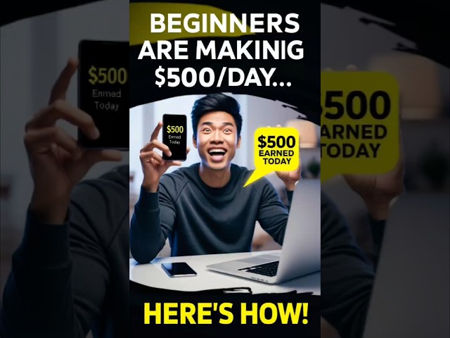 🚀💸 The Easiest Way to Make $500 a Day Online #MakeMoneyOnline #AffiliateMarketingTips