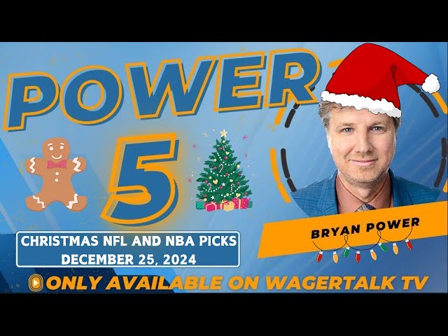 NFL Christmas Picks | NBA Christmas Predictions | Christmas Day Sports Picks | Power 5 for 12/25/24