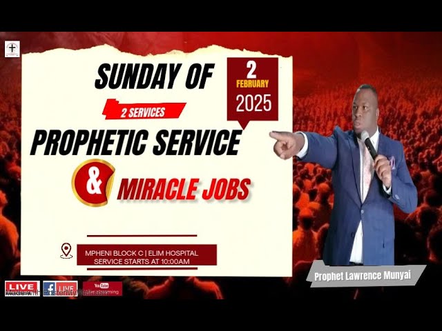 LIVE PROPHETIC SUNDAY SERVICE