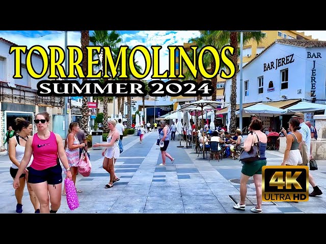 Torremolinos Spain Charming Town Summer 2024 | costa del sol malaga Andalusia [4k]