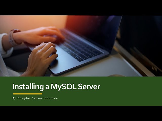 Installing a MySQL Server - Doxabits Learning