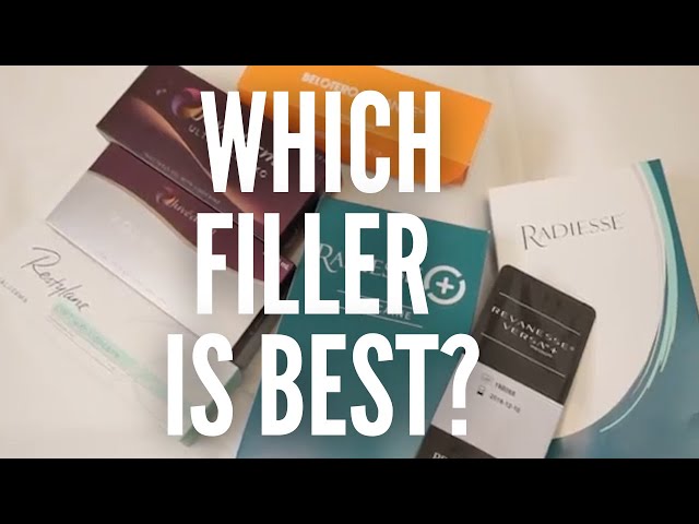 Which is the best filler for lips, under eyes, cheeks, jaw, and hands?