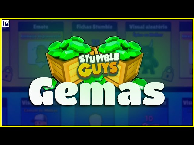 MOSTREI NA PRÁTICA COMO GANHAR GEMAS DE GRAÇA NO STUMBLE GUYS