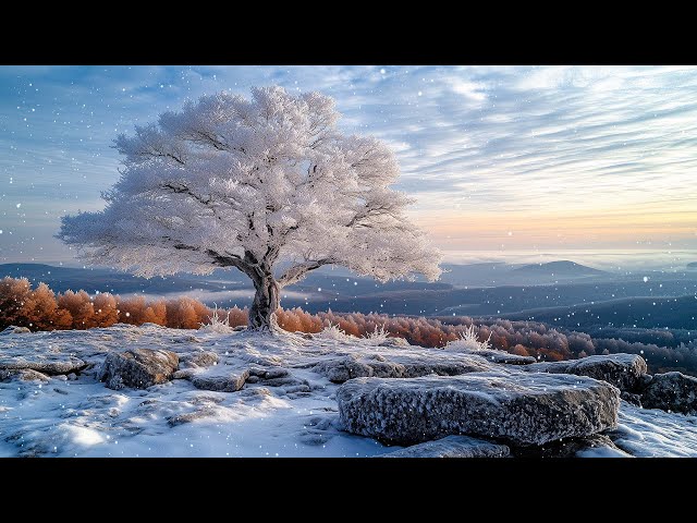 Wonderful Peaceful Winter Healing Music to Calm the Mind ❄️ Positive Energy ~ Warm Winter Ambience