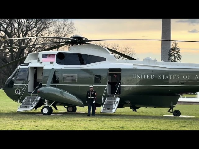 President Biden and family members return from Holiday vacation