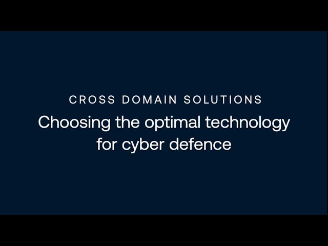 Choosing the most optimal technology for Cross Domain Solutions