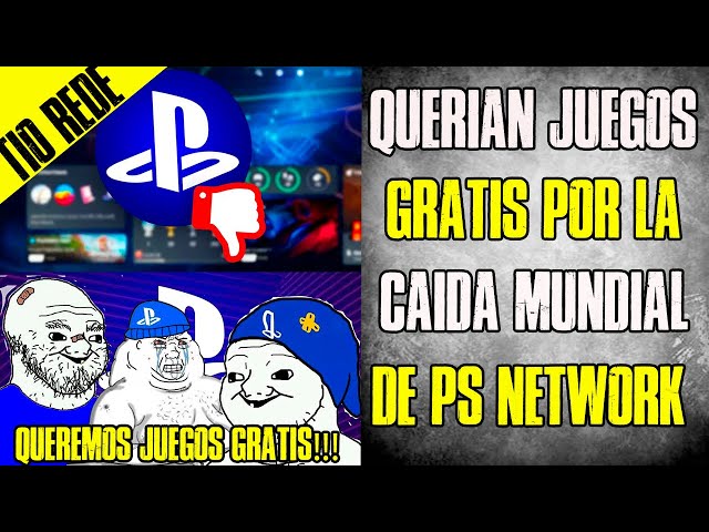 EXIGIAN JUEGOS GRATIS!!! Por la caida de PlayStation network 🤣 no que los pobres son los XBOXER??? 🙄