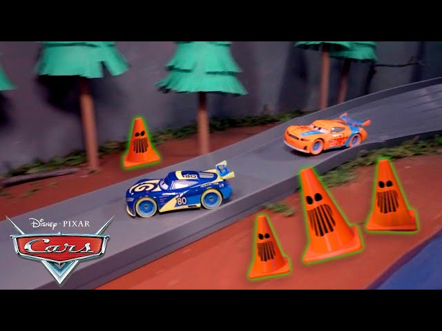 Next-Generation Racers Compete in the Piston Cup Haul-O-Ween Race! | Pixar Cars