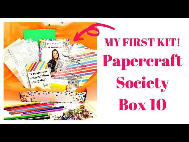 MY FIRST EVER KIT! Papercraft Society Box 10