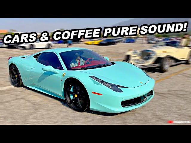 PURE SOUND! Supercars & JDM Leaving Cars & Coffee Acceleration