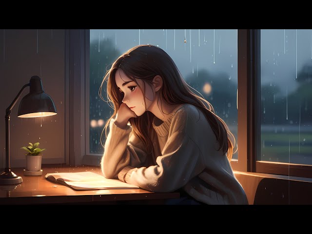 Relaxing Sleep Music with Soft Rain Sounds - Calm Music for Study and Stress Relief