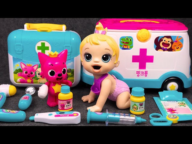 30 Minutes Disney Doctor First Aid Set, Satisfying Unboxing Pinkfong Ambulance ASMR 💞 Review Toys