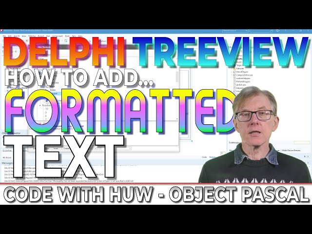 Delphi TreeView Programming: Adding Rich Edit Notes