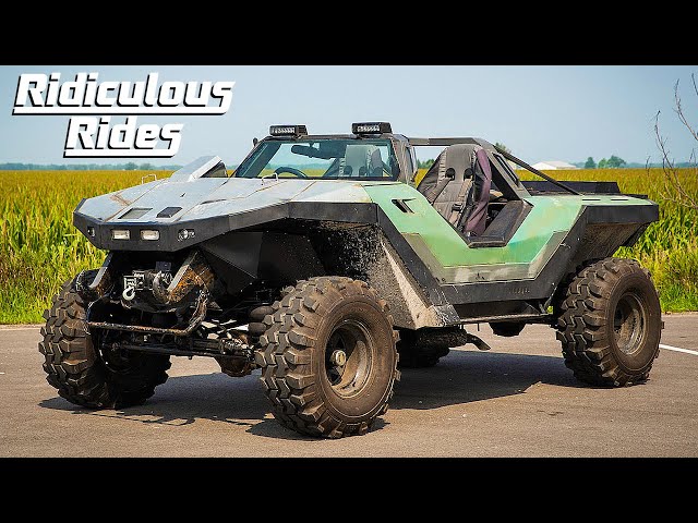 HALO Fan Builds A Real Life Warthog | RIDICULOUS RIDES