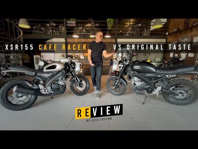 Review Original XSR155 vs Limited Edition XSR155 Cafe Racer Kit by Zeus Custom [Eng-Sub]