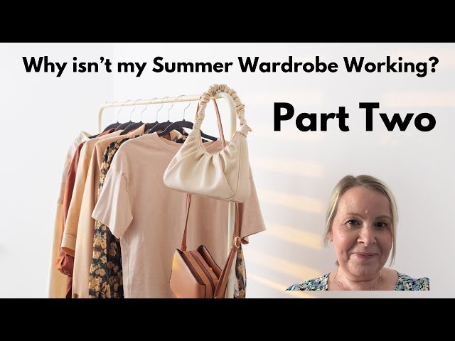 Summer Wardrobe  Re-Organisation and Declutter. Capsule? Part 2 Over 50 Lifestyle U16/18