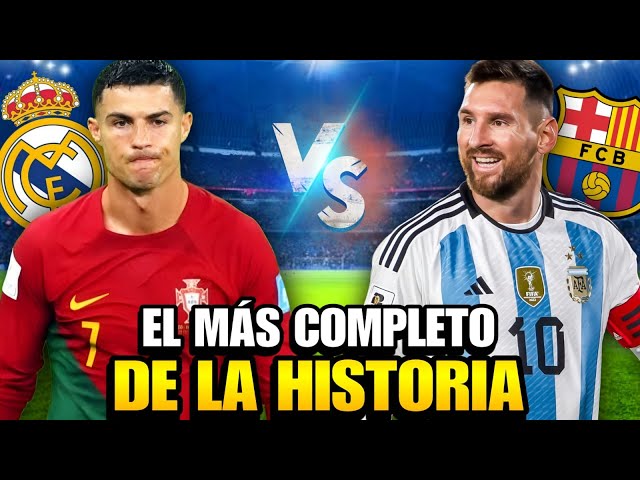 🚨 TODAS las RAZONES por las que MESSI es más COMPLETO que CRISTIANO RONALDO 💥 Análisis estadístico