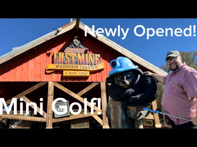 Lost Mine Mini Golf! Showcasing the Course Features & Decor #minigolf #minigolfcourse #pigeonforge