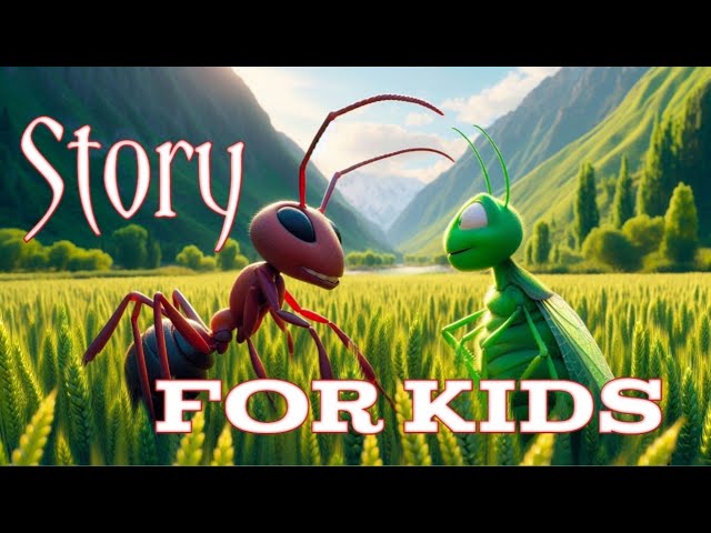 The Ant and The Grasshopper | Classic English Moral Story for Kids  | English Bedtime Stories