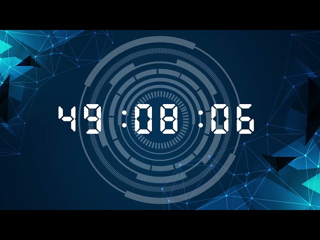 One Hour Countdown Timer - Get Things Done!