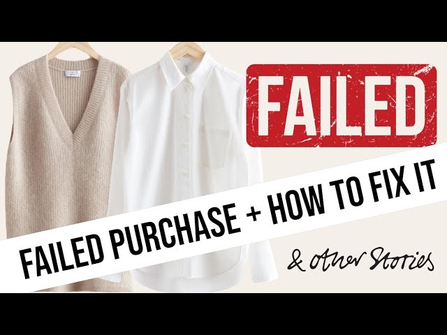 Failed Purchase and How To Fix It