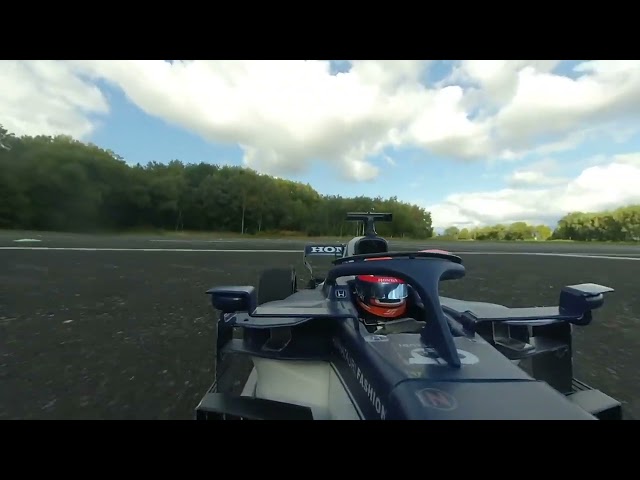 RC F1 ONBOARD CAMERA 88　ALPHA TAURI AT02　#22 Yuki Tsunoda（180° 3D）