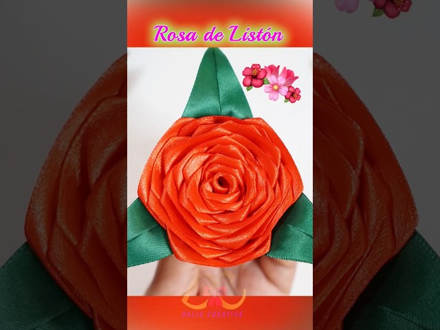 Rosas de Listón🌹 #shortsyoutube #short #shorts #rosaseternas #floresdeliston #petals #comohacerrosas