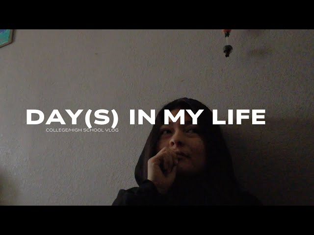 Day(s) in my life Vlog |High School /College Student, One Piece, Chores, Noodles, Engl 101