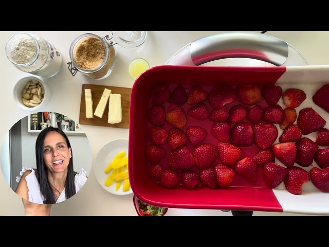 Thermomix Strawberry Crumble 🍓